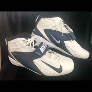 Nike Air Zoom Boss Shark 3/4 Cleats 308392-141  New no box.  Mens Size 14